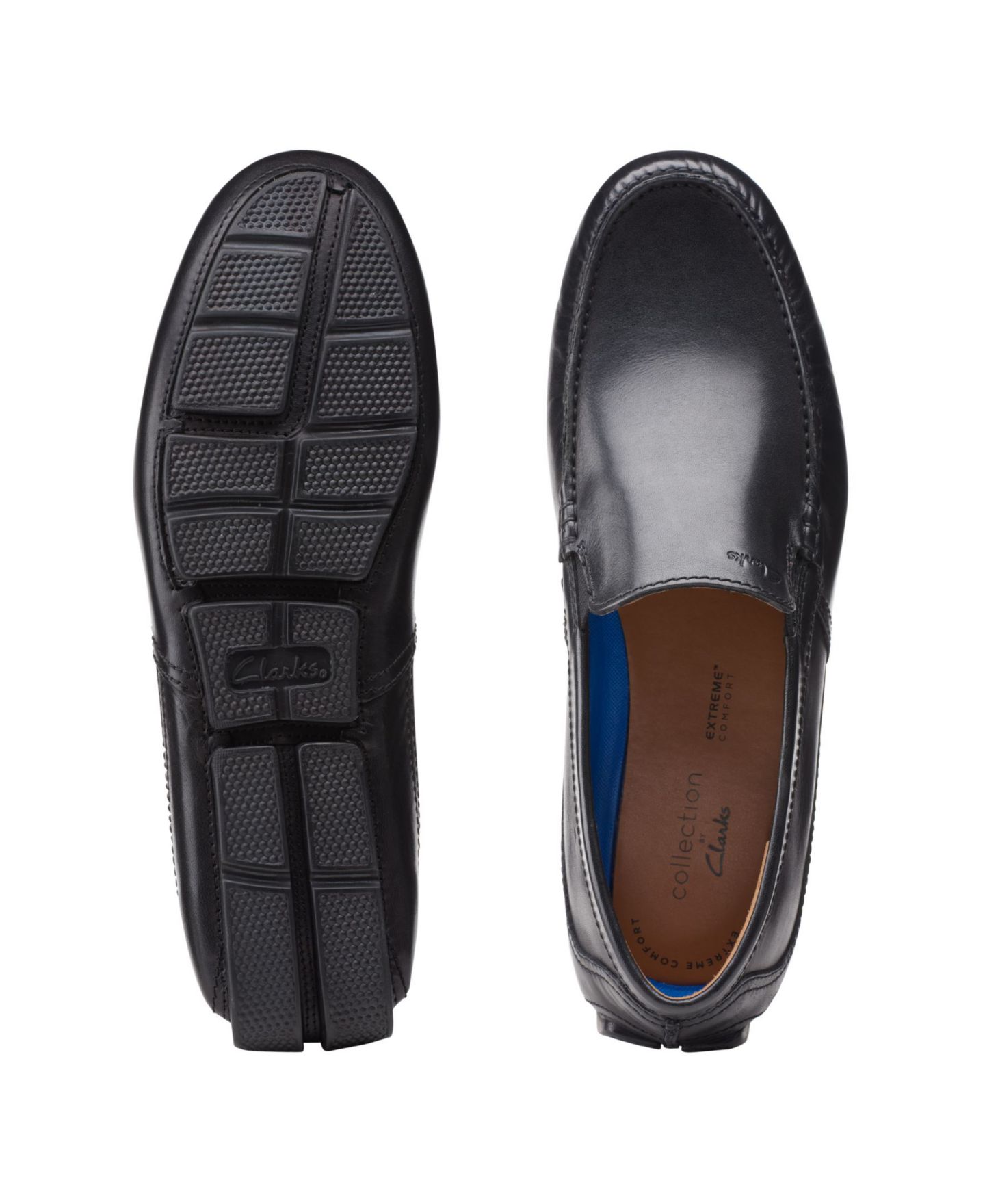 Мужские туфли для вождения Clarks Markman, цвет: Чёрный — фото 4