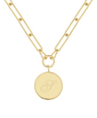 Callie Initial Pendant - Gold- S