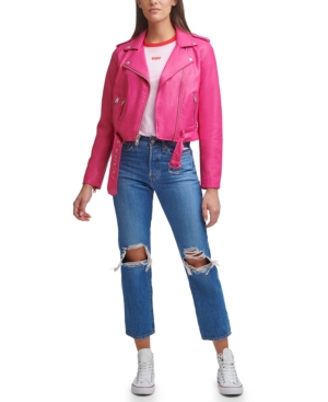 Levi's Women's Faux-Leather Moto Jacket
