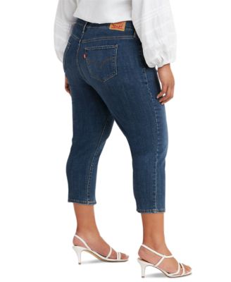 Trendy Plus Size 311 Shaping Skinny Capri Jeans