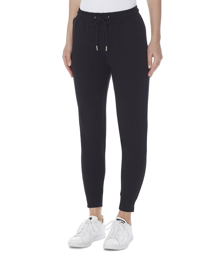 Anne Klein Serenity Tapered Jogger Knit Pants - Macy's