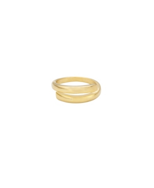 Ettika Single Gold Plated Wrap Ring In Gold Plated