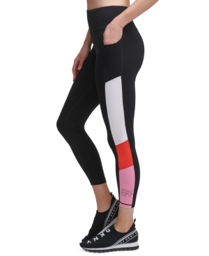 Dkny Colorblocked 7/8 Length Leggings