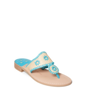 Women's Jacks Rattan Flat Sandal