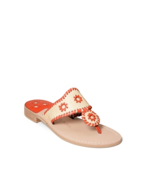 Women's Jacks Rattan Flat Sandal