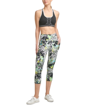Calvin Klein Performance Printed Cropped Leggings