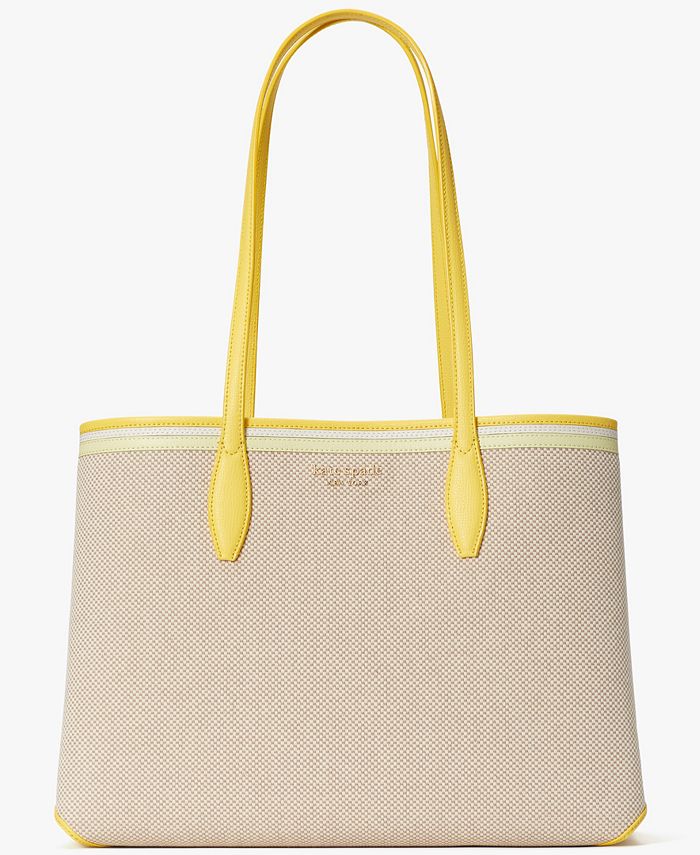 kate spade new york All Day Canvas Large Tote - Macy's