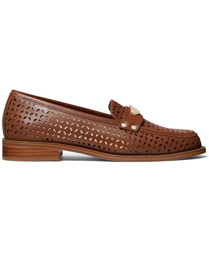 michael michael kors finley perforated casual loafers
