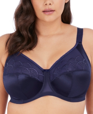 Elomi Cate Full Figure Underwire Lace Cup Bra El4030, Online Only In Ink