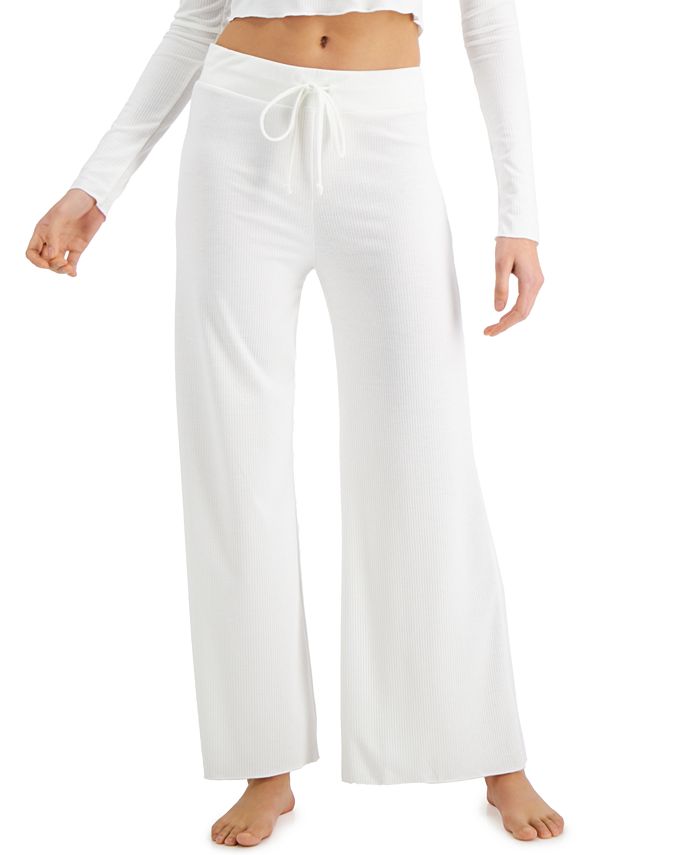 Jenni Rib-Knit Pajama Pants, Created for Macy's - Macy's