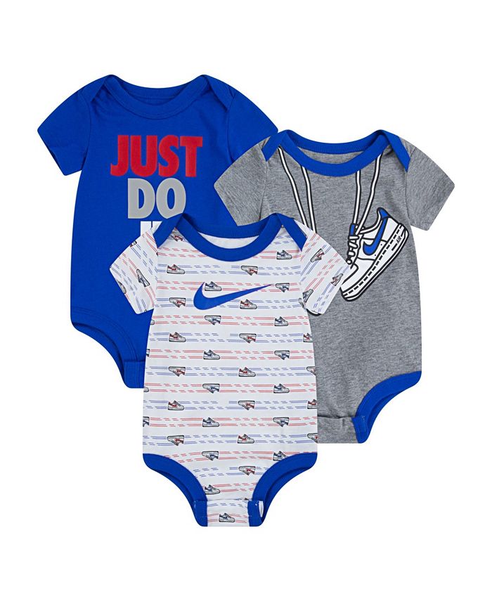 Nike Baby Boys Bodysuit Set, 3 Pieces - Macy's