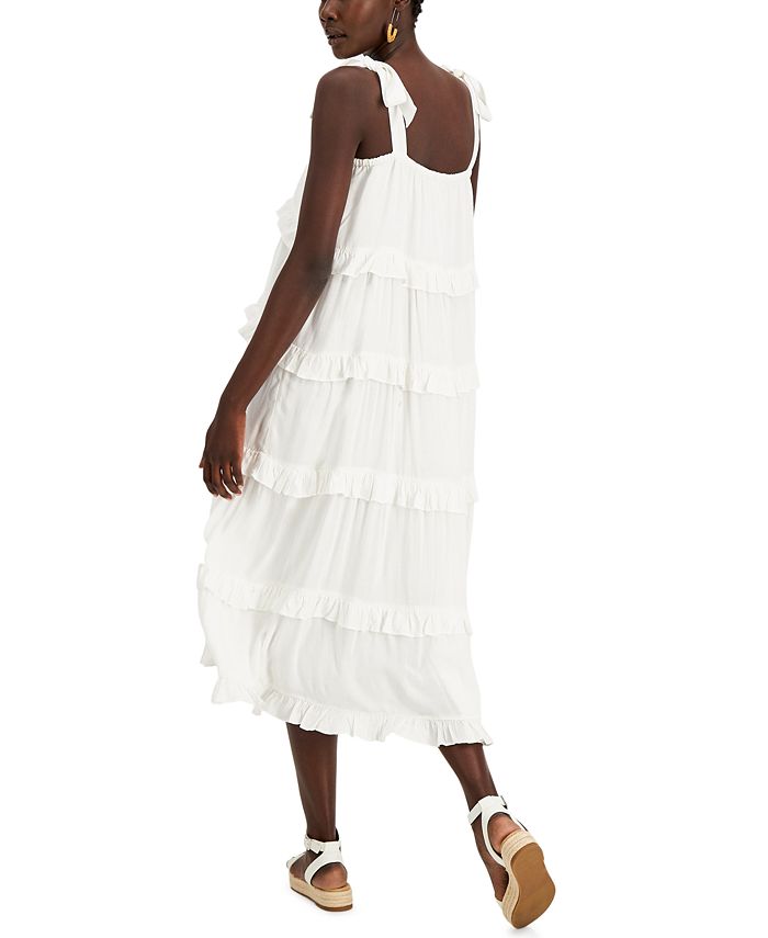 INC International Concepts Tiered Midi Dress, Created for Macy's ...