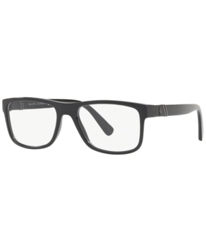 Polo Ralph Lauren Ph2184 Men's Rectangle Eyeglasses In Shiny Blac