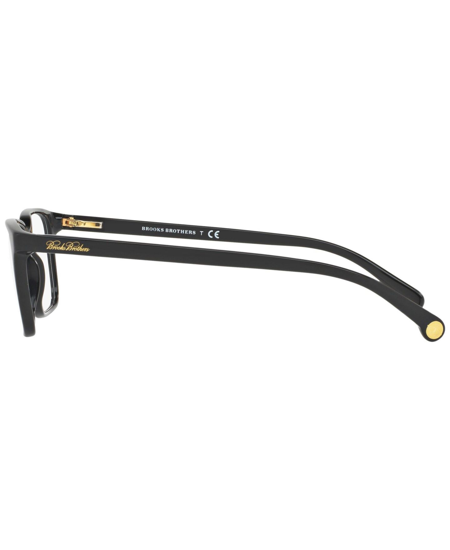 Мужские очки Brooks Brothers Man Rectangle Plastic BB2033 Eyeglasses, цвет: Чёрный — фото 2