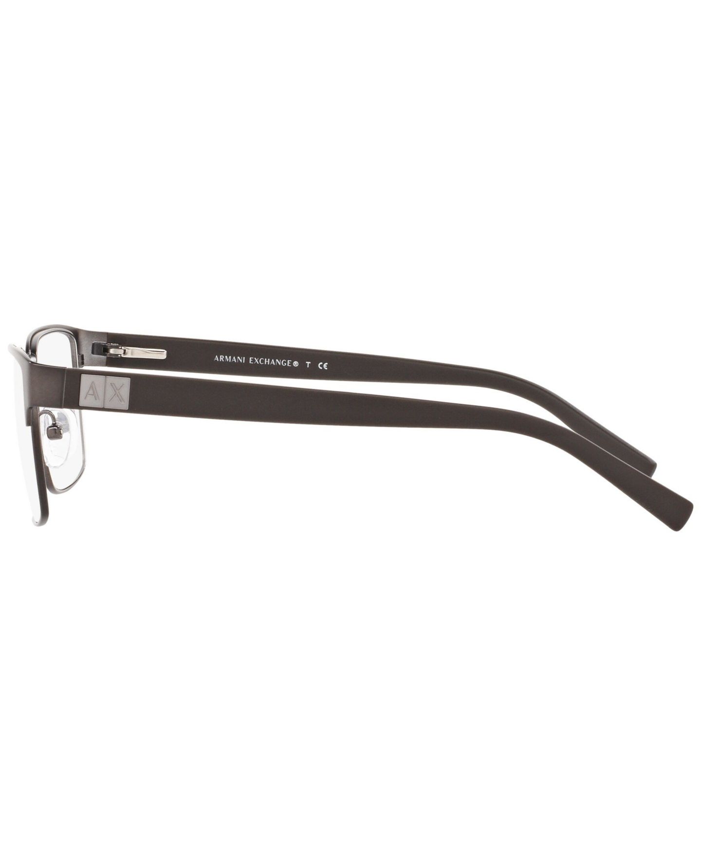 Мужские очки A|X Armani Exchange Man Square Metal AX1019 Eyeglasses, цвет: Dark Gun — фото 2