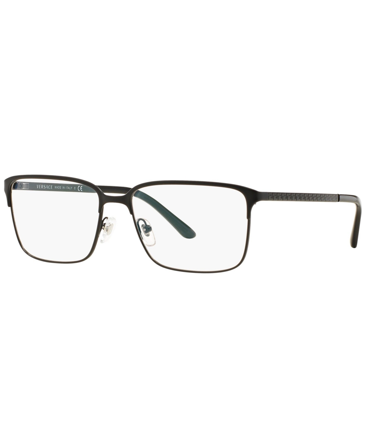 VE1232 Men's Rectangle Eyeglasses - Matte Blac