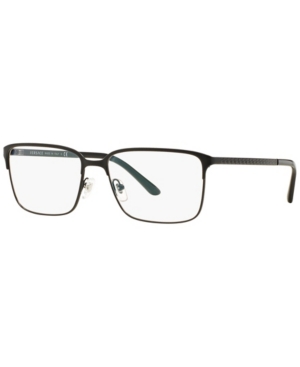 Versace Ve1232 Men's Rectangle Eyeglasses In Matte Blac