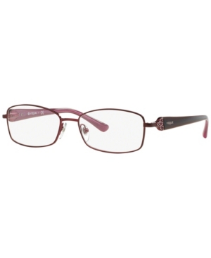 Vogue Vo3845b Women's Pillow Eyeglasses In Matte Bord
