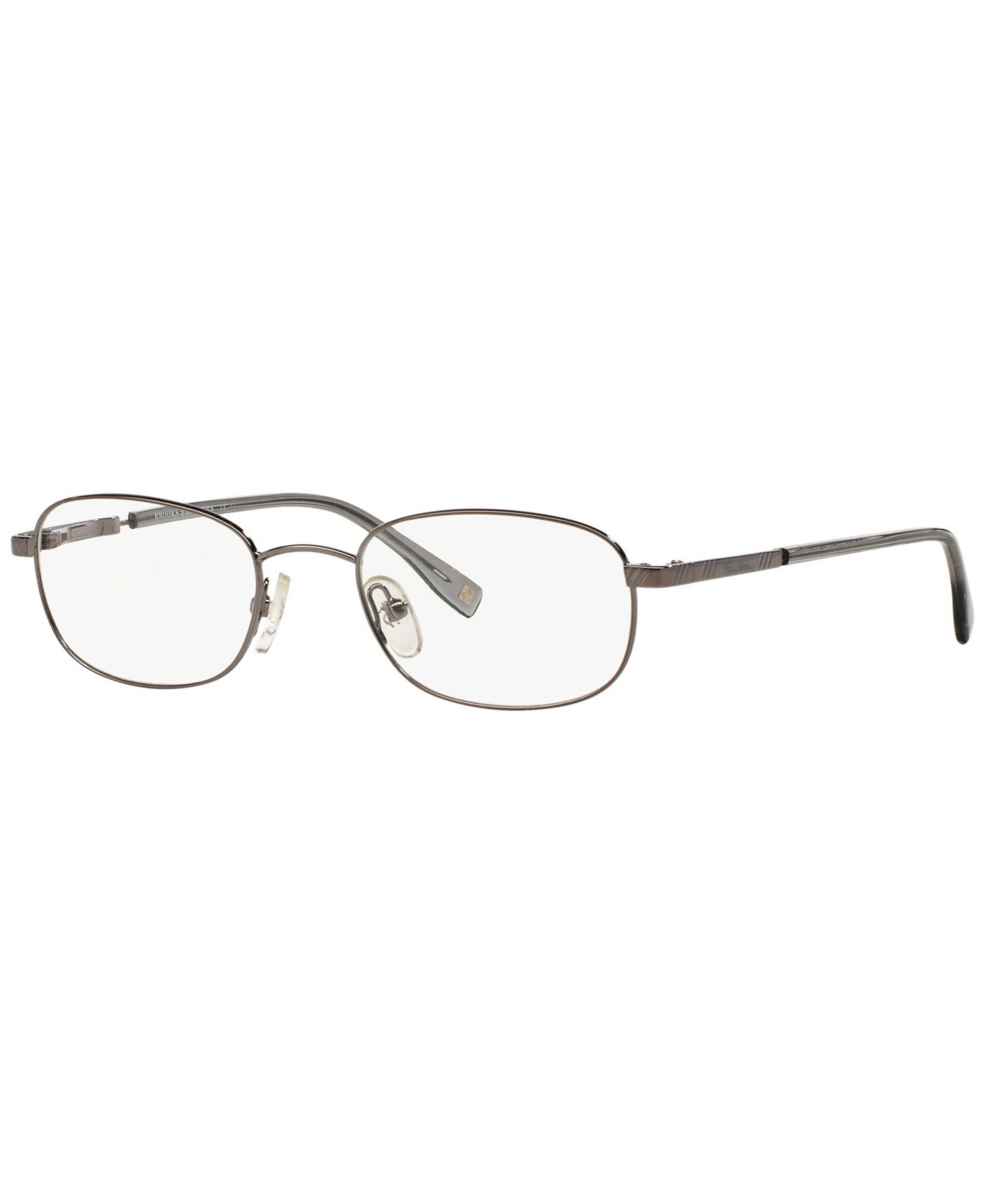 Мужские очки Brooks Brothers Man Oval Metal BB 363 Eyeglasses, цвет: Графитовый металлик — фото 1