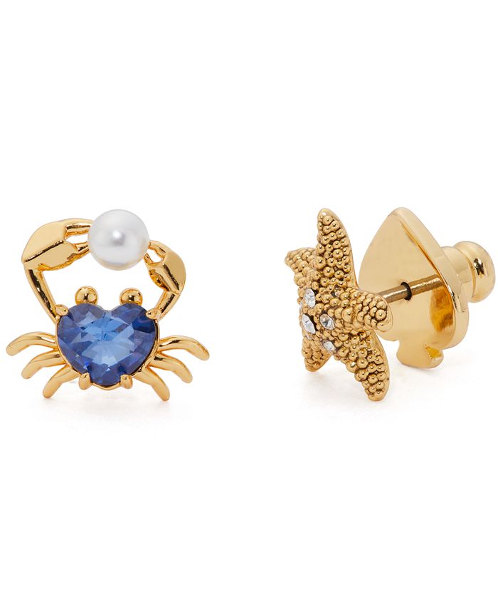 kate spade new york GoldTone Cubic Zirconia & Imitation Pearl Heart