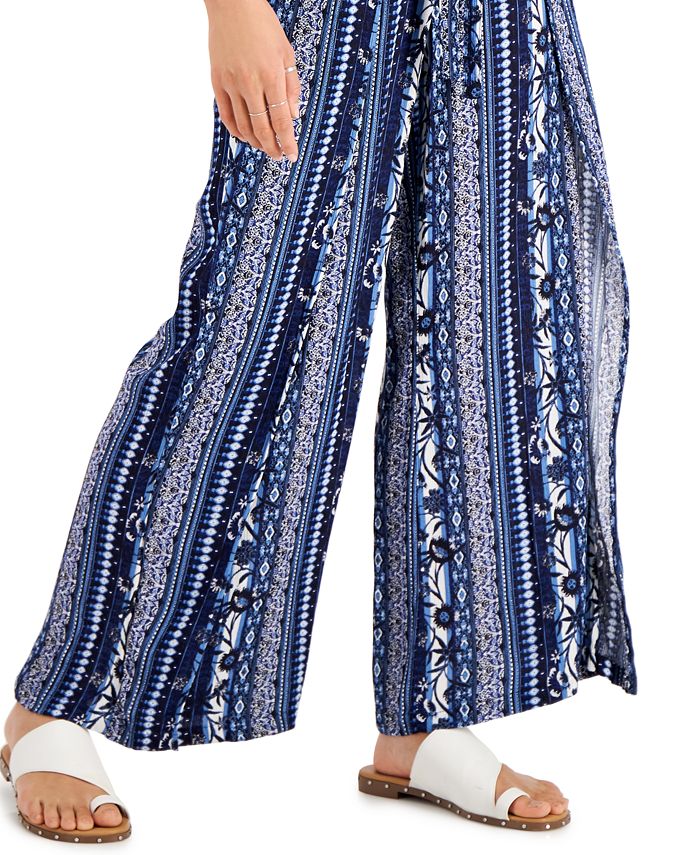 plus size striped trousers