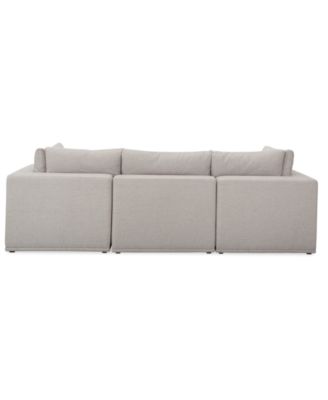 Universal CLOSEOUT! Modern 3-Pc. Fabric Modular Sofa