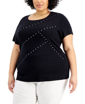 macys plus size holiday tops