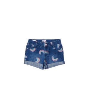 Big Girls All Over Print Denim Shorts