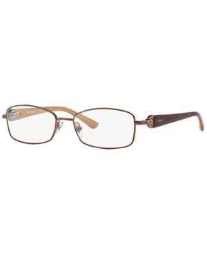 Vogue Vo3845b Women's Pillow Eyeglasses In Pink Brown