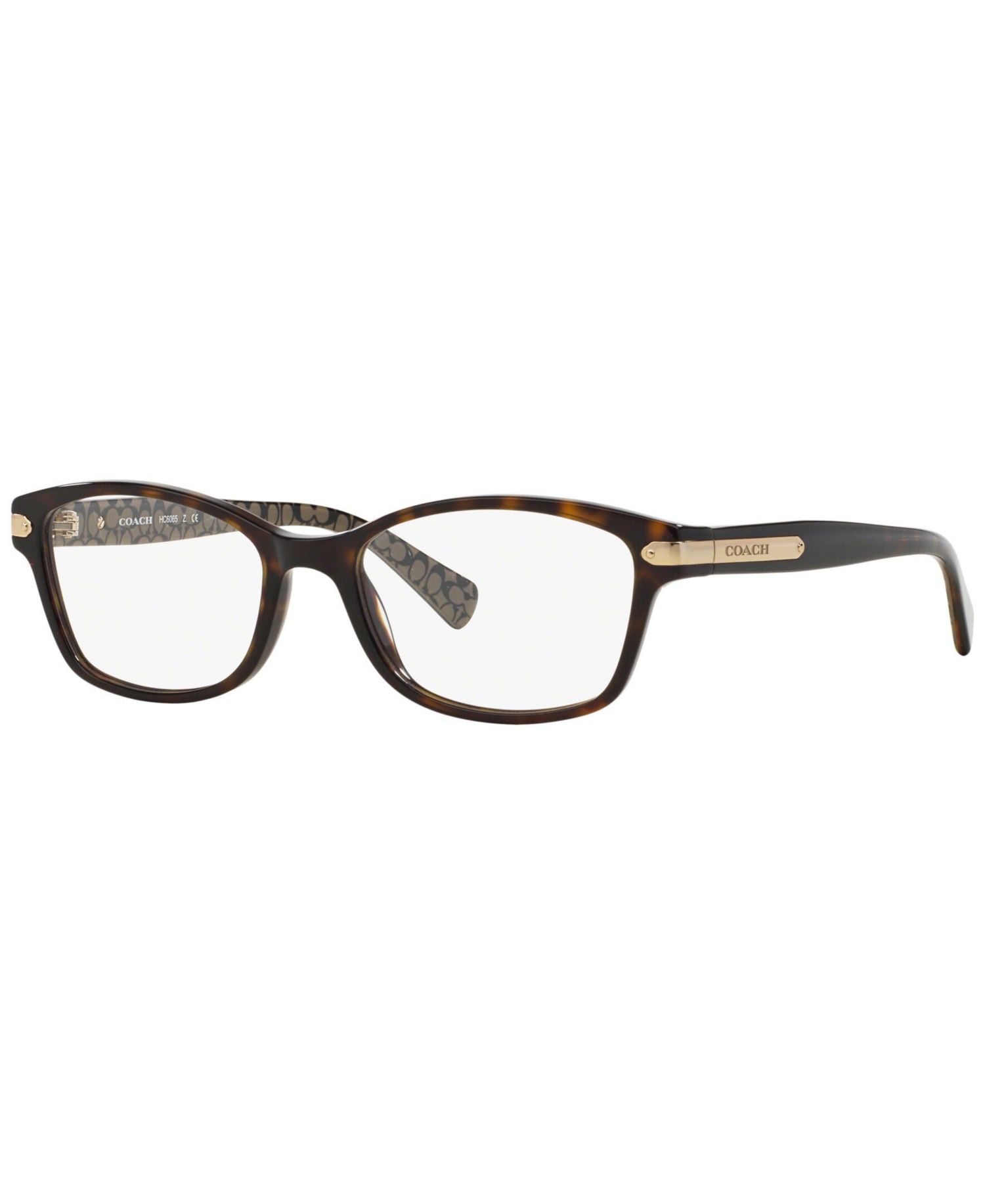 Woman Rectangle Plastic HC6065 Eyeglasses