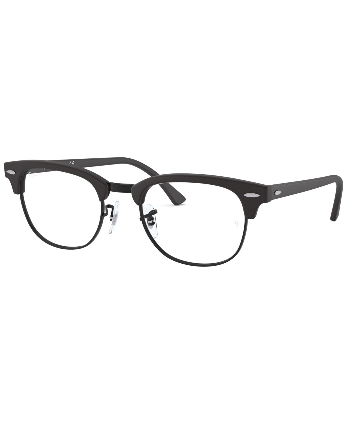 Ray Ban Rx5154 Unisex Square Eyeglasses In Matte Blac