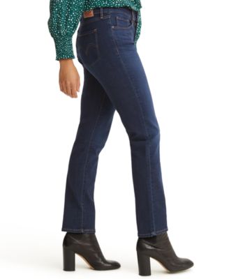 Women's Classic Mid Rise Straight-Leg Jeans