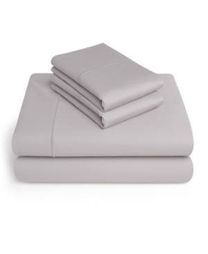 Shop Cottonworks Pima Exclusive 1000 Thread Count Sheet Set Of 4, King In Silver