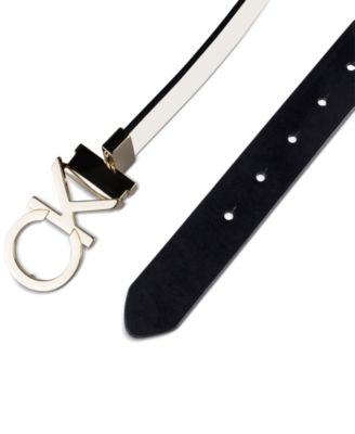 Women's Reversible Monogram Buckle Belt