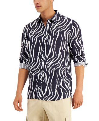 INC International Concepts - Men's Geo-Print Shirt
