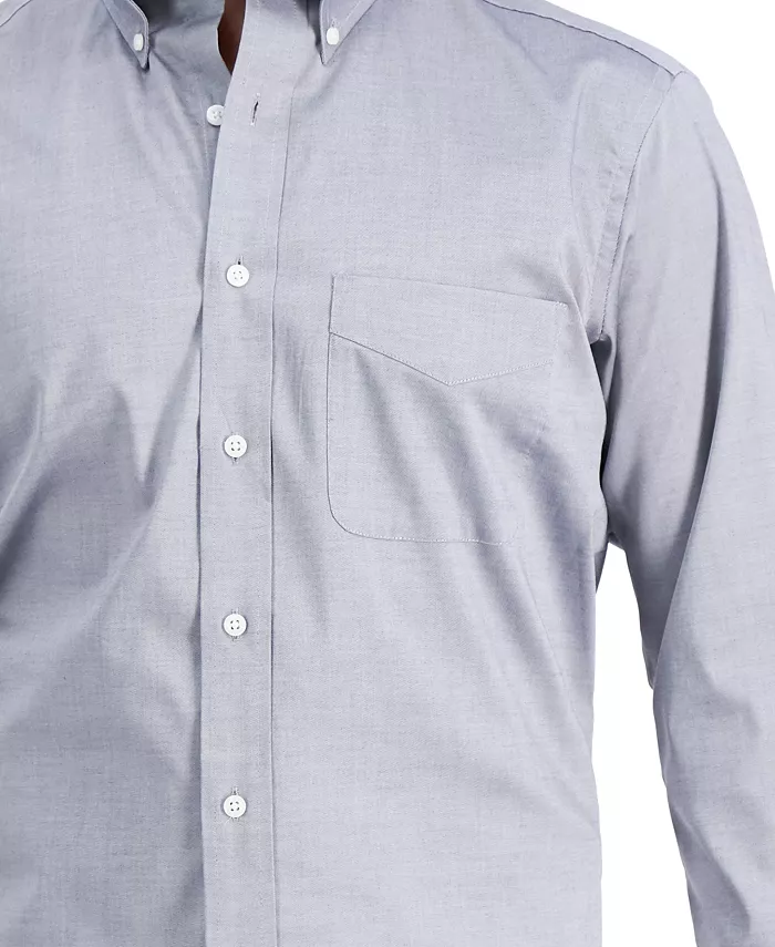 Men's Regular Fit Pinpoint Dress Shirt - thumbnail 9