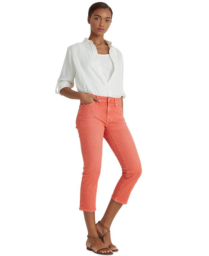 Lauren Ralph Lauren Premier Straight Cropped Jeans Macy s