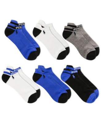 Polo Ralph Lauren - Men's Low Cut Logo Socks 6-Pack