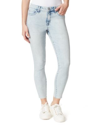 Frayed Denim - Raw-Hem Skinny Jeans