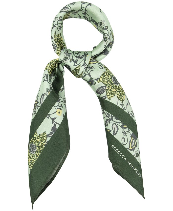 Rebecca minkoff top silk scarf