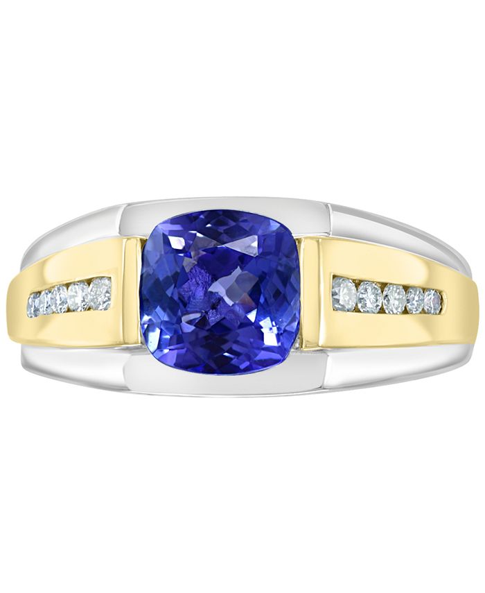 EFFY Collection Men's Tanzanite (2-1/4 ct. t.w.) & Diamond (1/5 ct. t.w ...