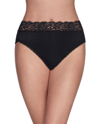 Photo 1 of Vanity Fair Women's Flattering Lace Hi-Cut Panty Underwear 13280, extended sizes available