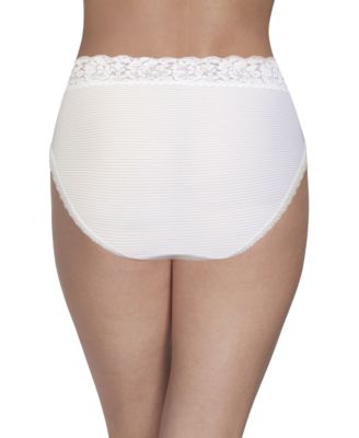 Vanity Fair Women's Flattering Lace Hi-Cut Panty Underwear 13280, extended sizes available