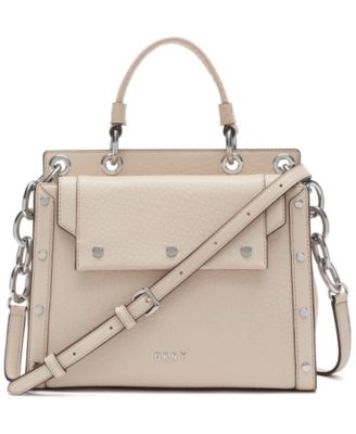 dkny gianna leather tote