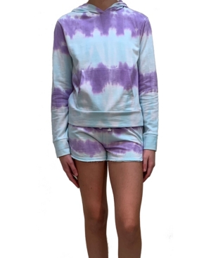 Girls Kangaroo Poch Tie-Dye Hoodie