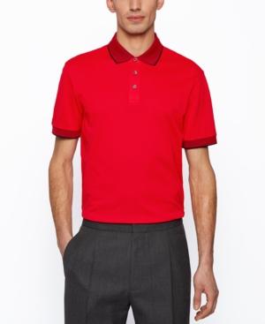 Boss Men's Embroidered Polo Shirt