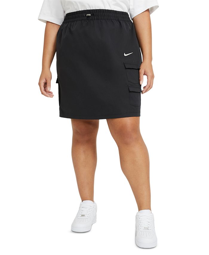 Nike Plus Size Sportswear Swoosh Skirt - Macy's