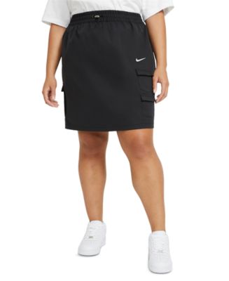 Nike Plus Size Sportswear Swoosh Skirt - Macy's