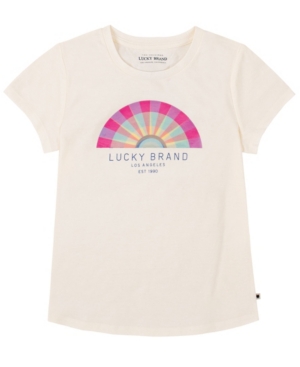 Lucky Brand Big Girls Lenticular Sun T-Shirt