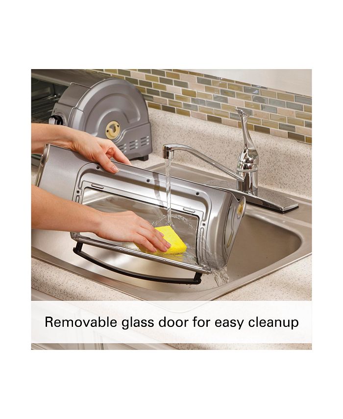 Hamilton Beach Easy Reach Toaster Oven with RollTop Door Macy's